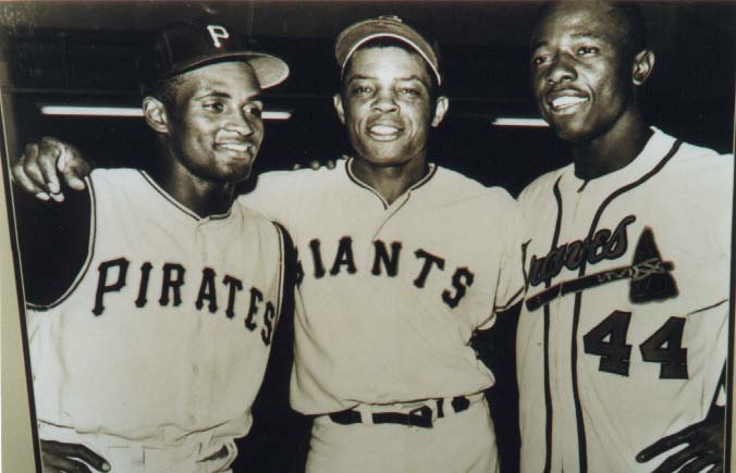 Clemente, Mays and Aaron